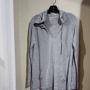 Lilly Pulitzer Luxletic Cassie Popover Long Sleeve Top Great Conditions Sixe M